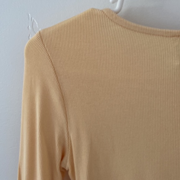 Princess Polly Yellow Ripped Ruched Top - Picture 10 of 10